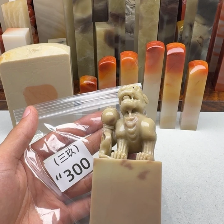 龍***道寿山石印石老挝 老挝 老挝