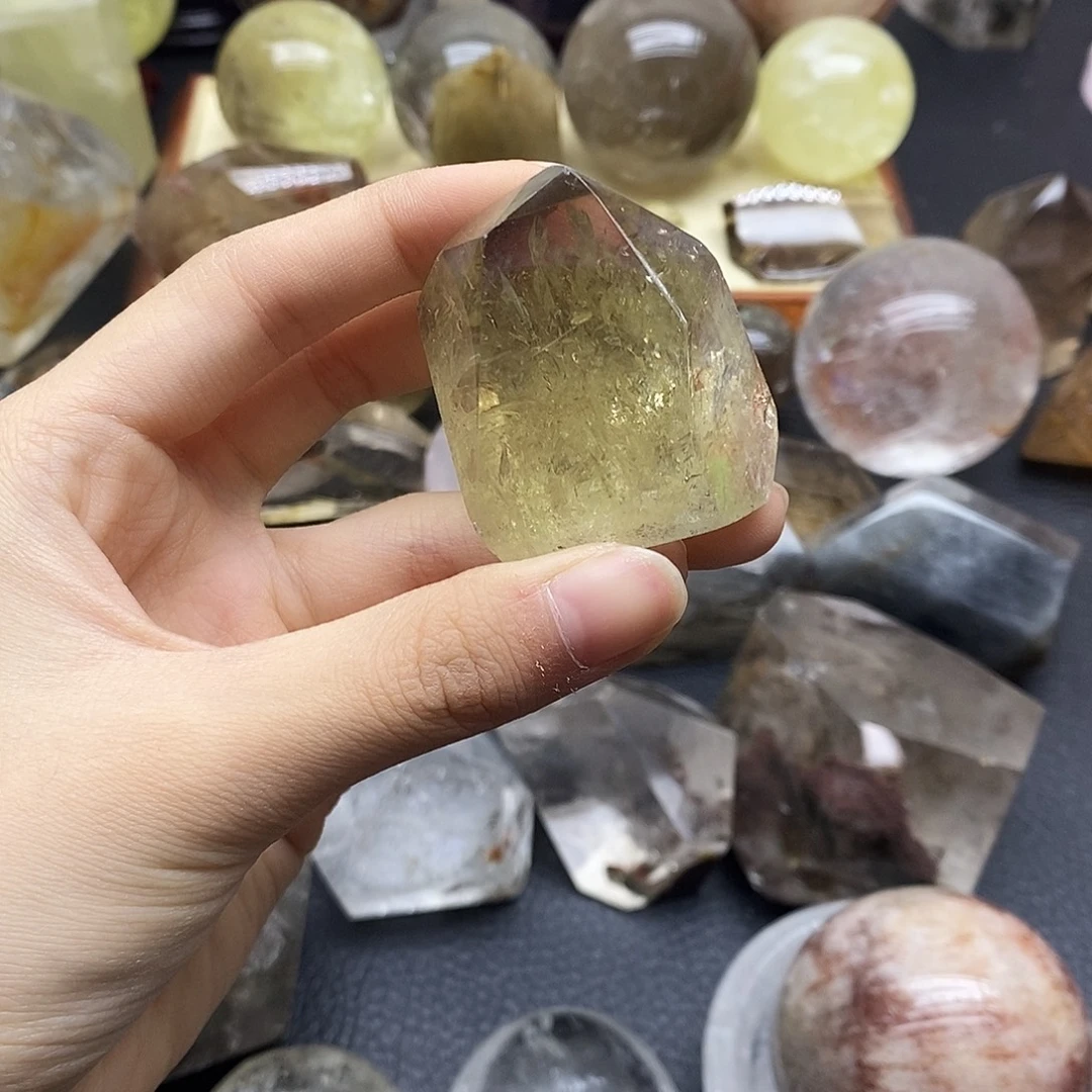 水晶珠宝半成品未镶嵌114水晶石