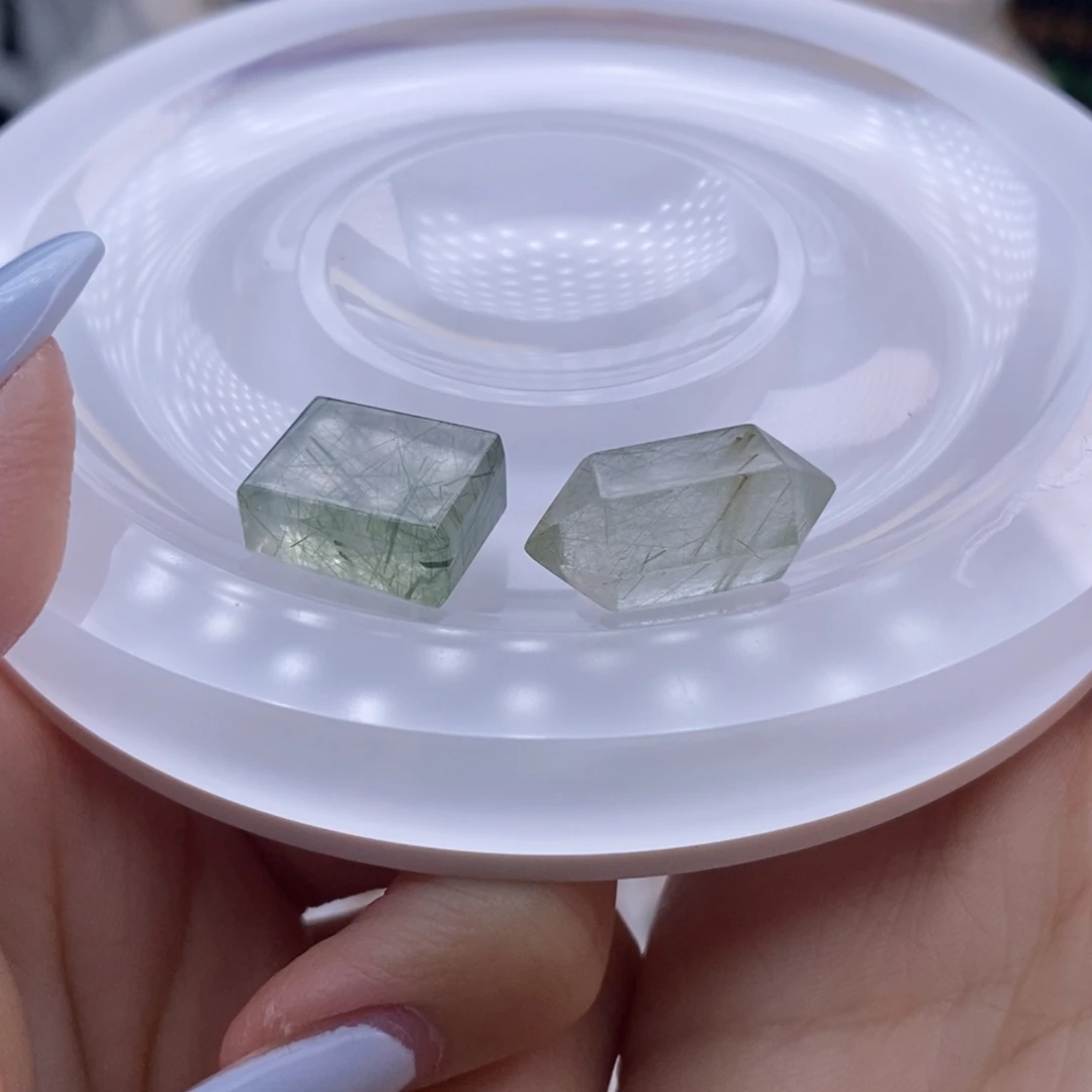兰***儿未镶嵌手链水晶定制打孔不退换