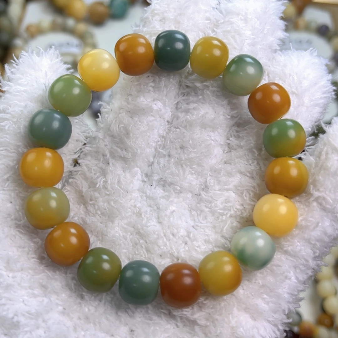 菩提根/象牙果手串新款干磨油苹果