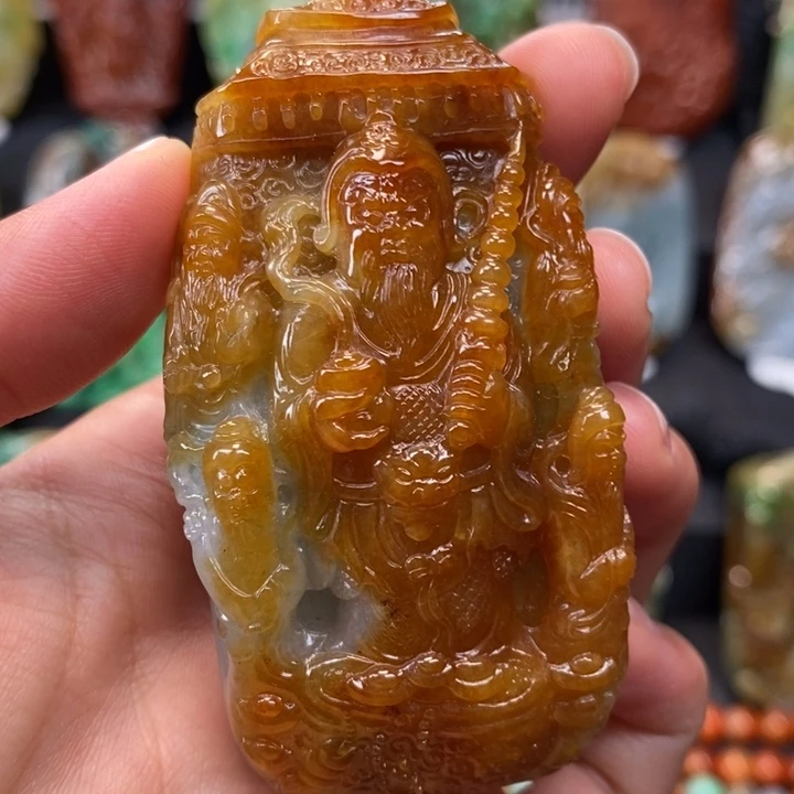 翡翠未镶嵌颈饰缅甸天然翡翠A货