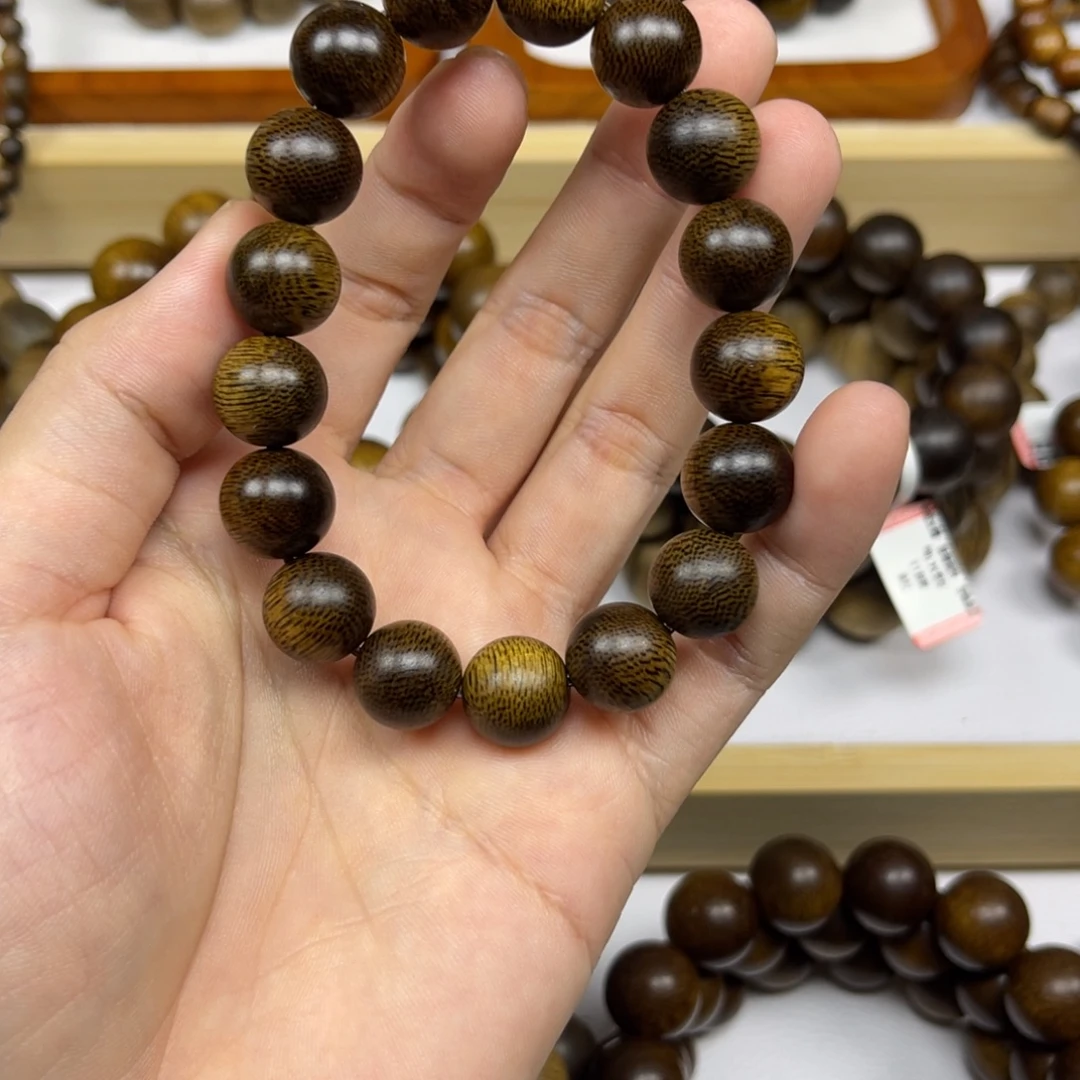王***的沉香手串越南芽庄白棋楠1.2