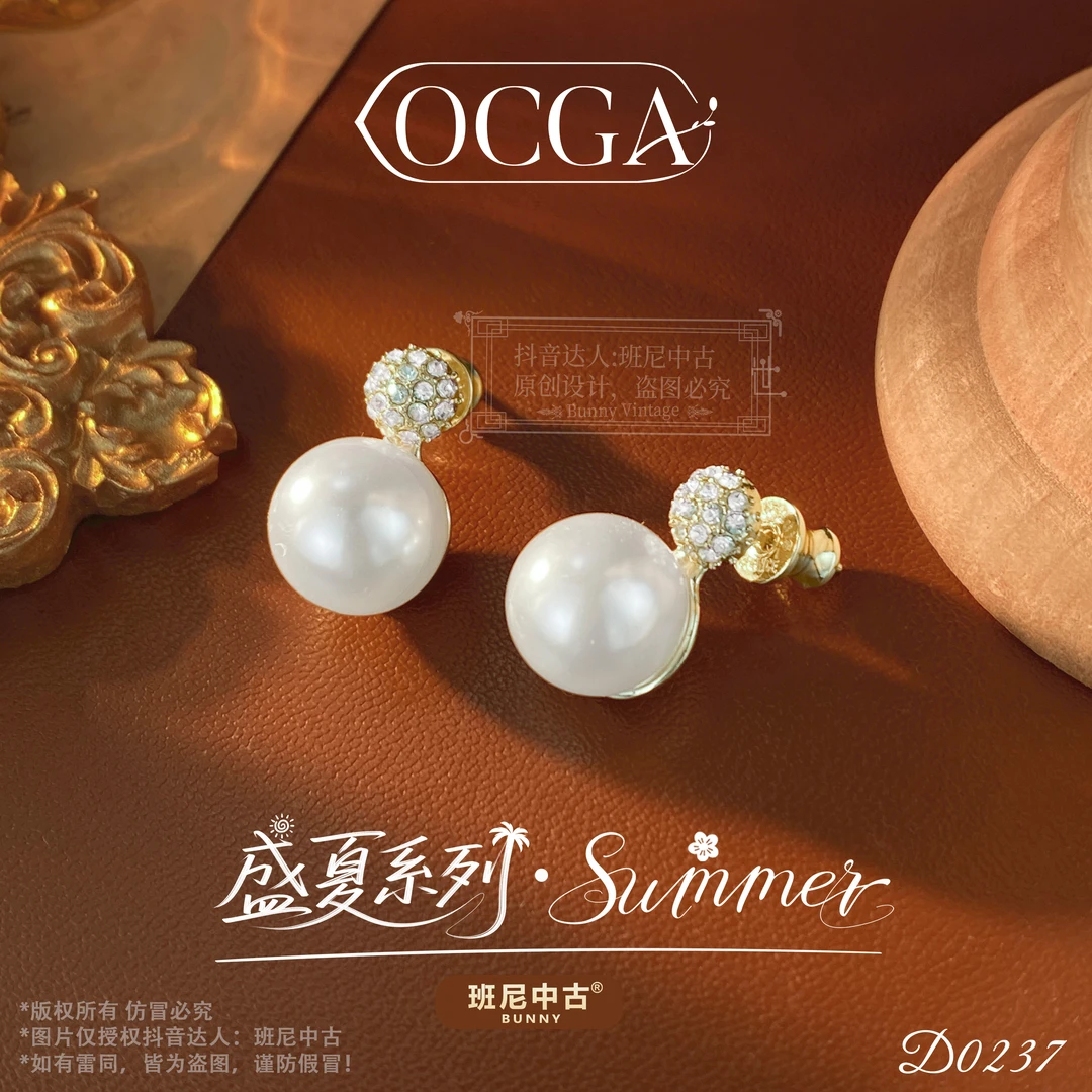 D0237法★【闪烁高跟鞋】秋冬OCGA 欧斯伽斯限定耳钉