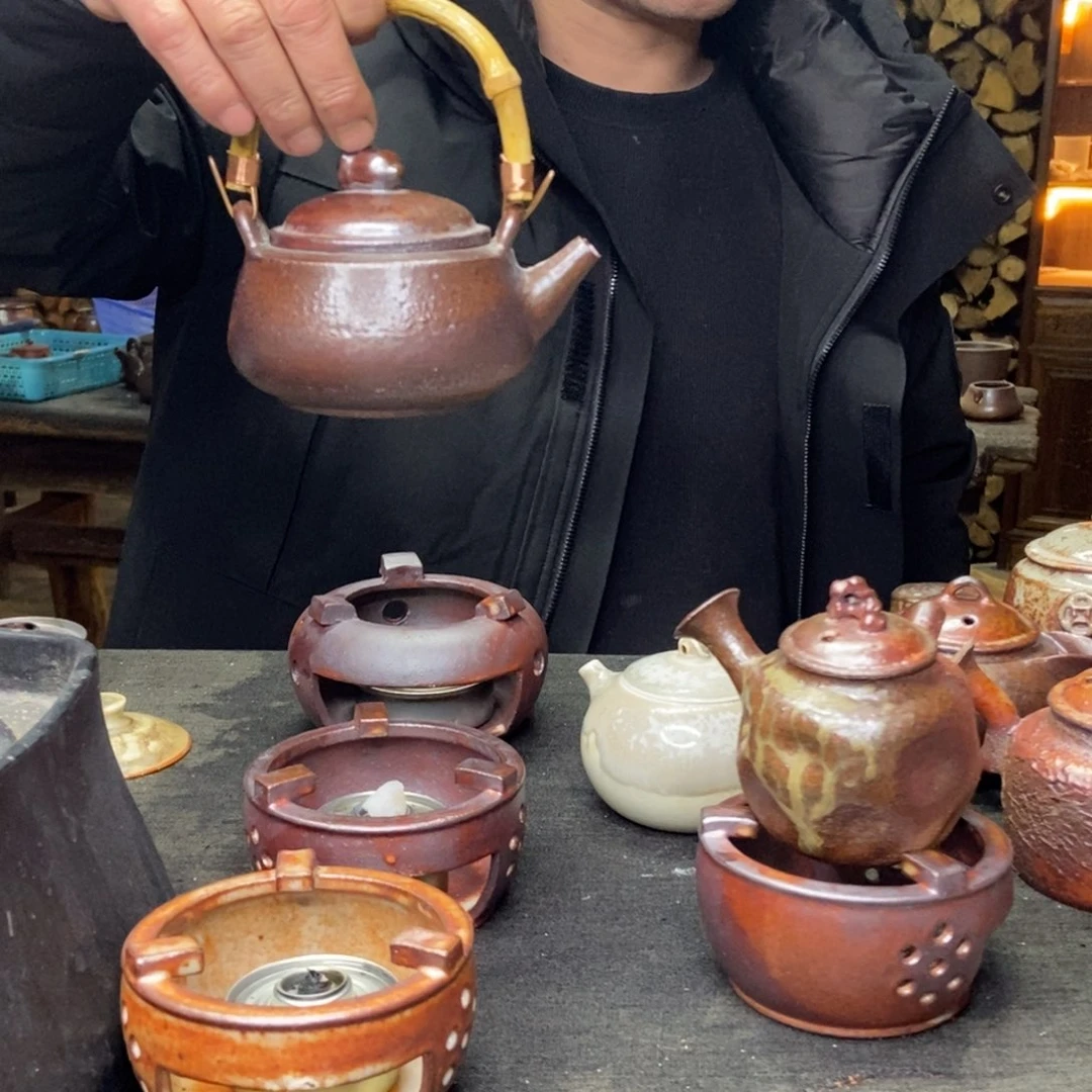 紫砂柴烧紫砂茶器