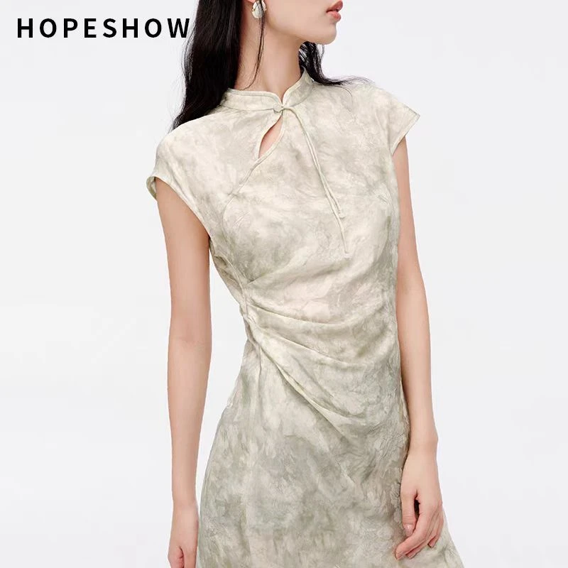 新中式夏季提花盘扣国风裙89224171611