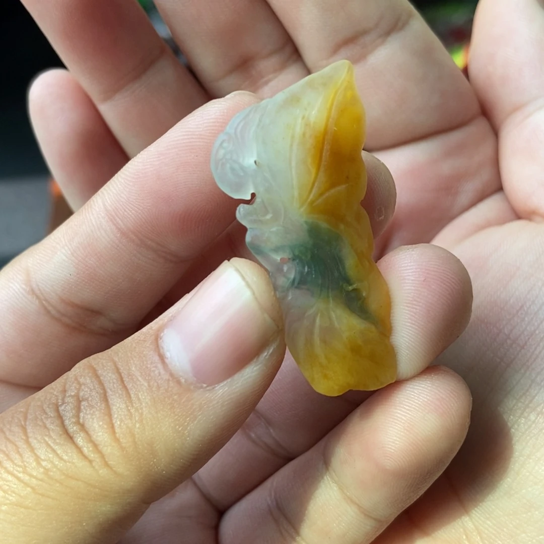 定制翡翠未镶嵌蝴蝶仙子