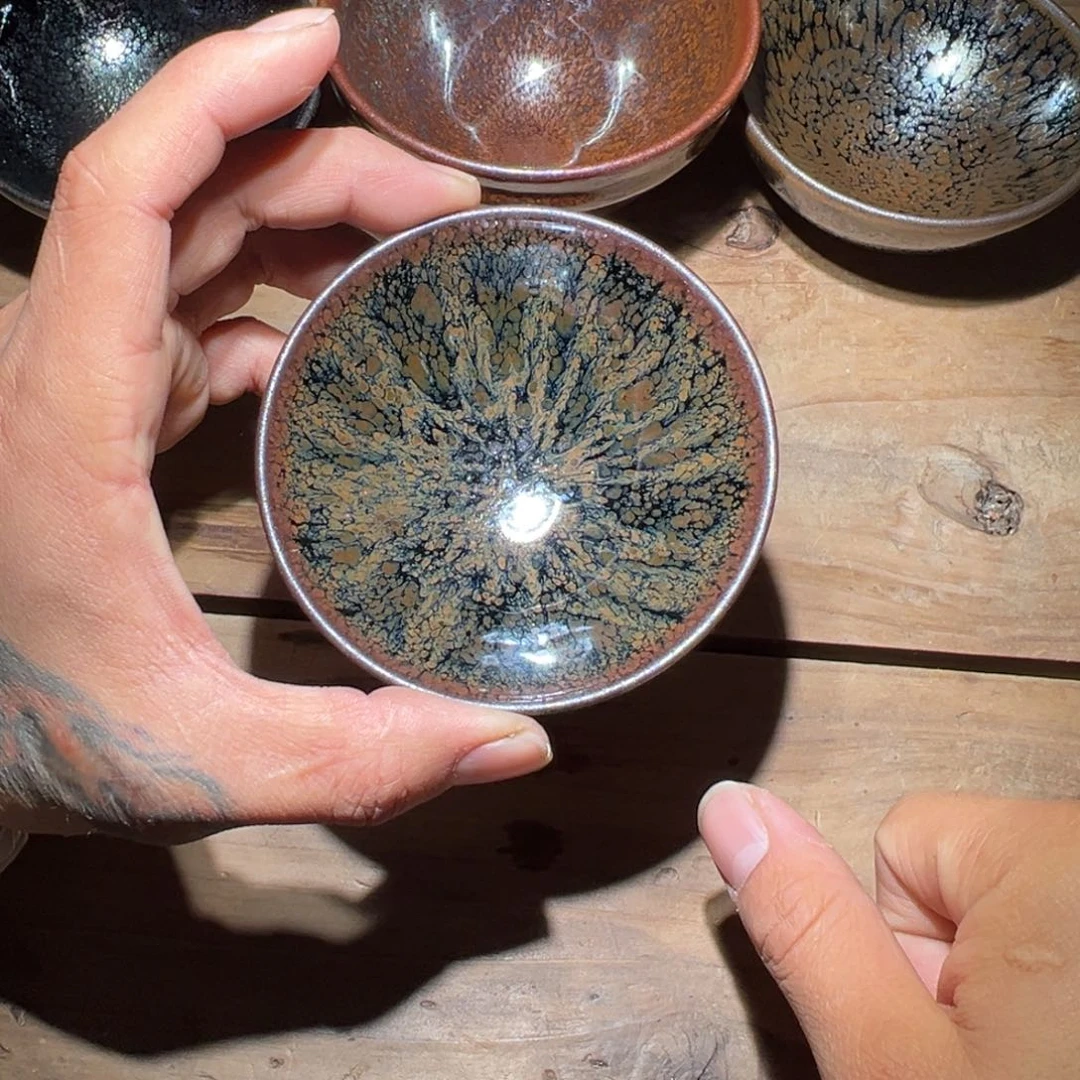 茶盏老木头柴烧建盏精选7