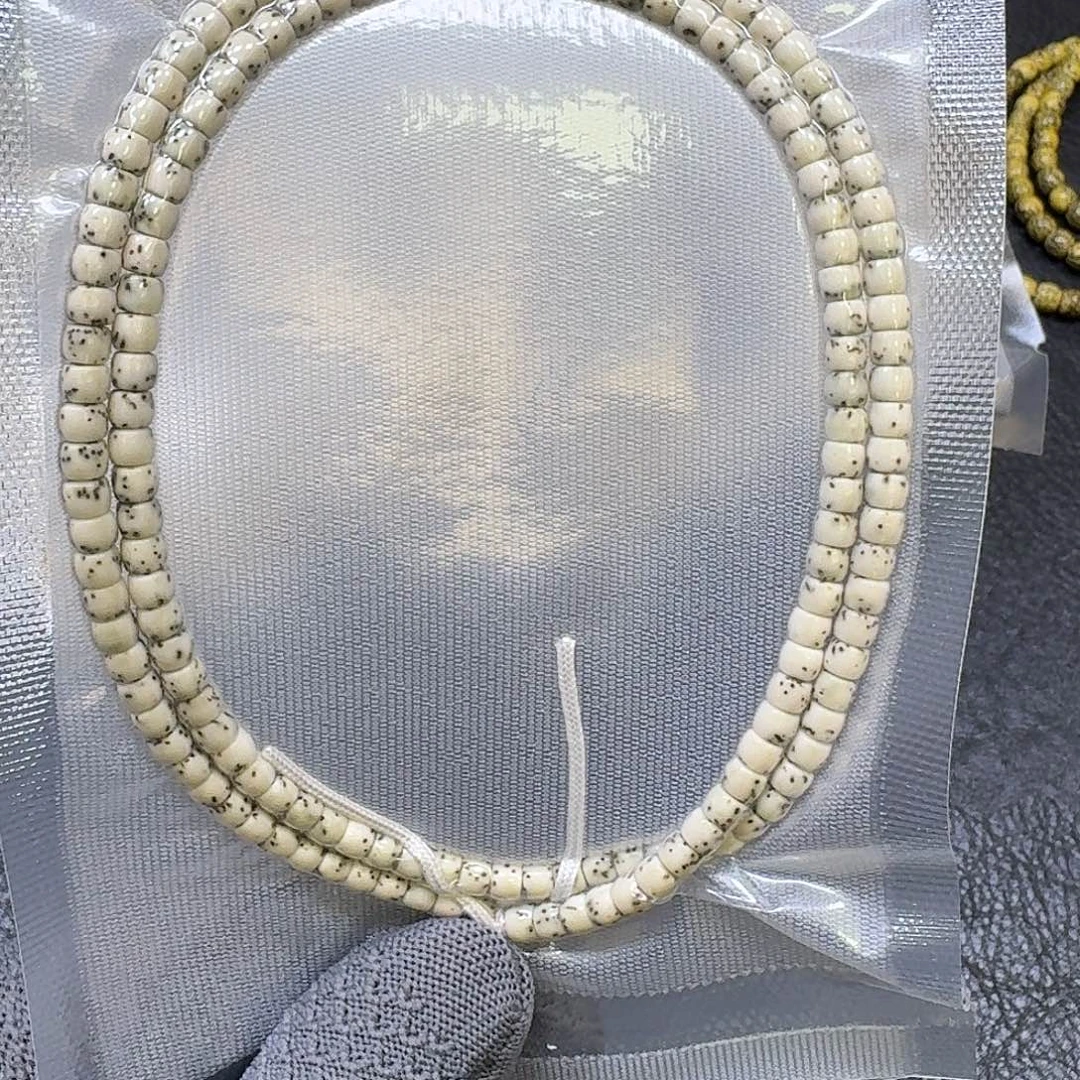 星月菩提手串5*4骨瓷白手串