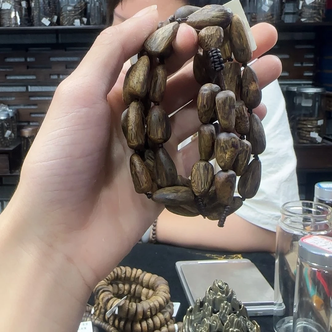 沉香手串奇楠沉香树丁多圈多样性发一