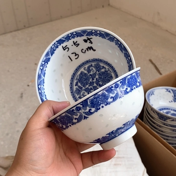 碗景德镇高温细白瓷餐具