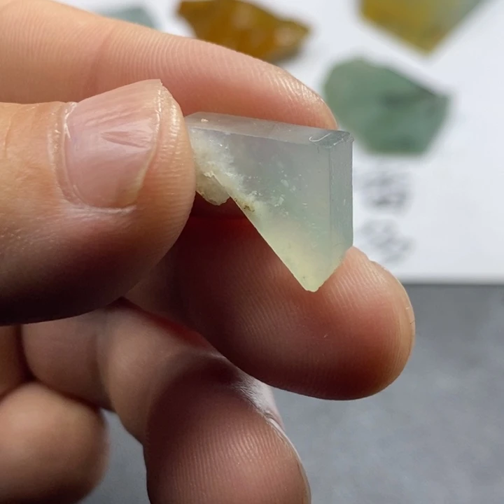 程***程定制翡翠未镶嵌包工