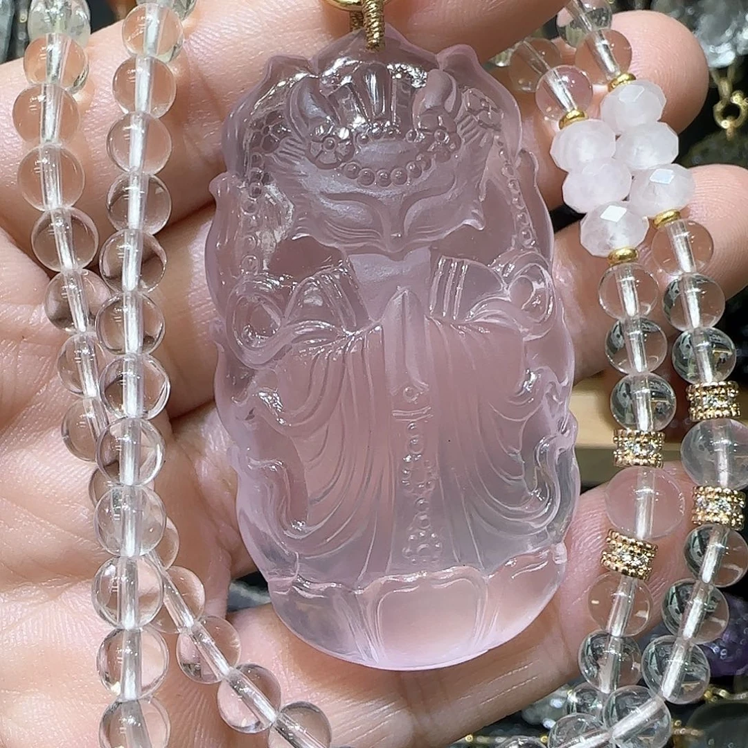 水晶未镶嵌颈饰天然