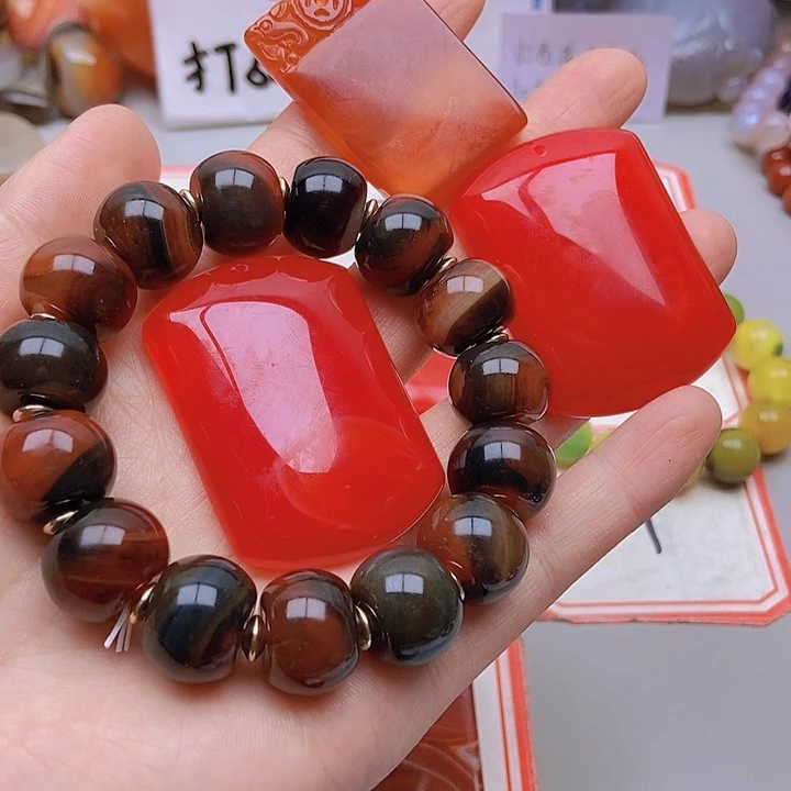 【闪购商品】玛瑙/玉髓珠宝半成品未镶嵌炎*