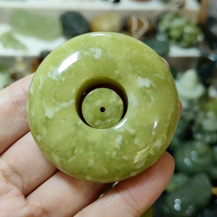 岫玉平安扣未镶嵌