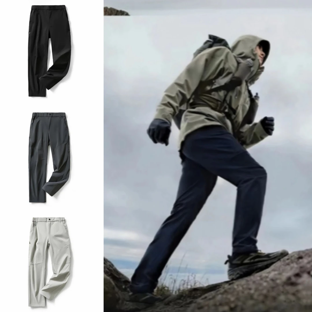 掌柜推荐！三防纹理感3D立体裁剪户外长裤休闲软壳直筒休闲裤2671