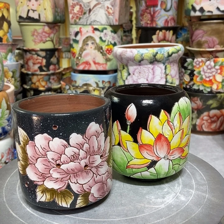 景德镇艺术手绘作品