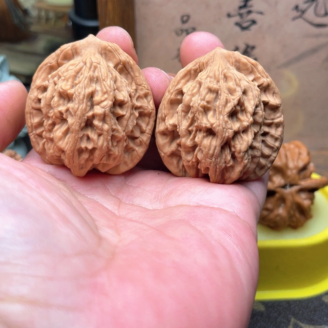 吊坠文玩核桃39麦穗虎头