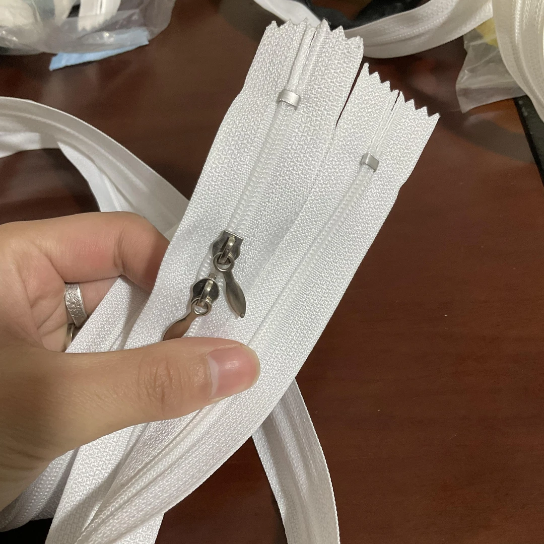 被套双拉头3号拉链闭尾和不闭尾