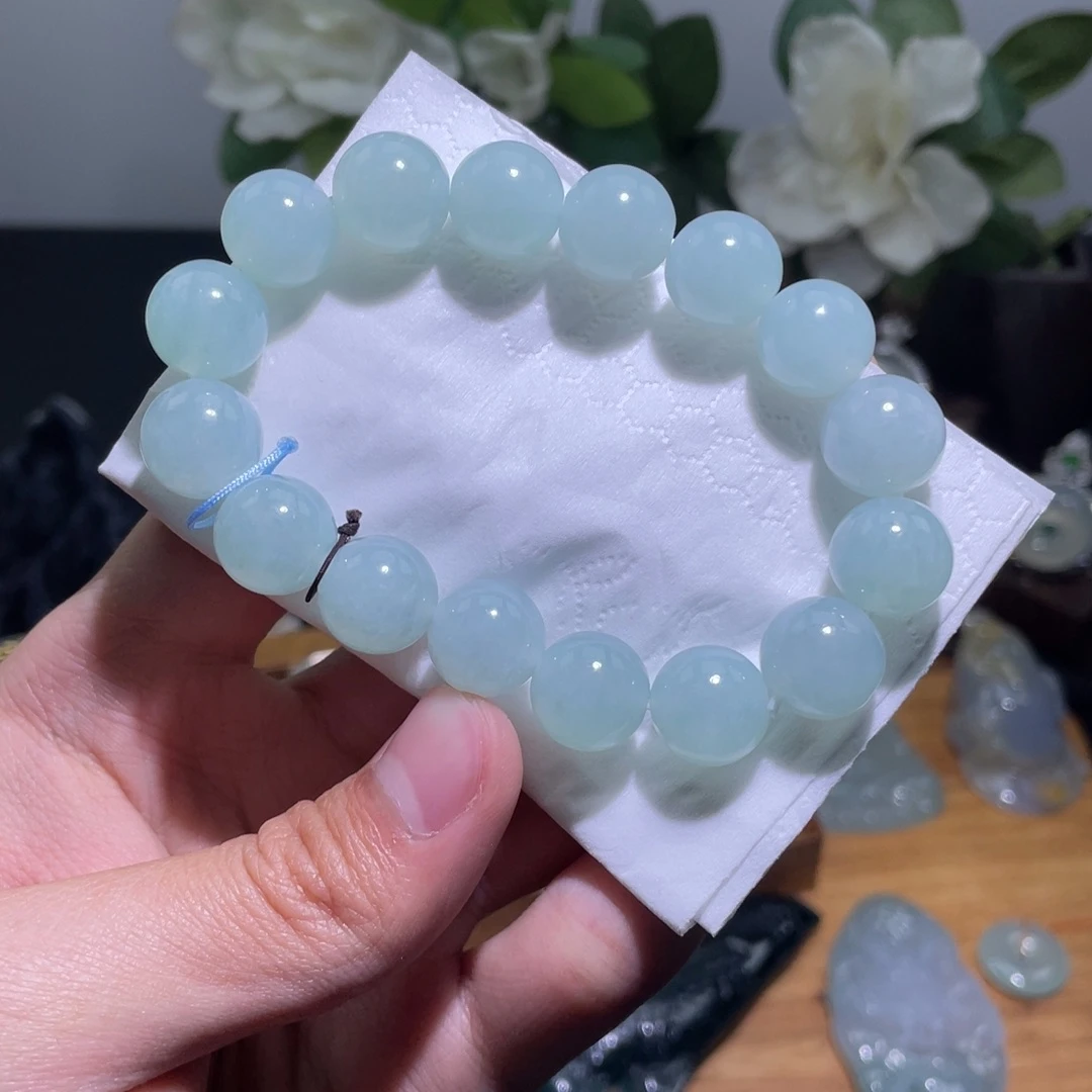 定制翡翠未镶嵌手串