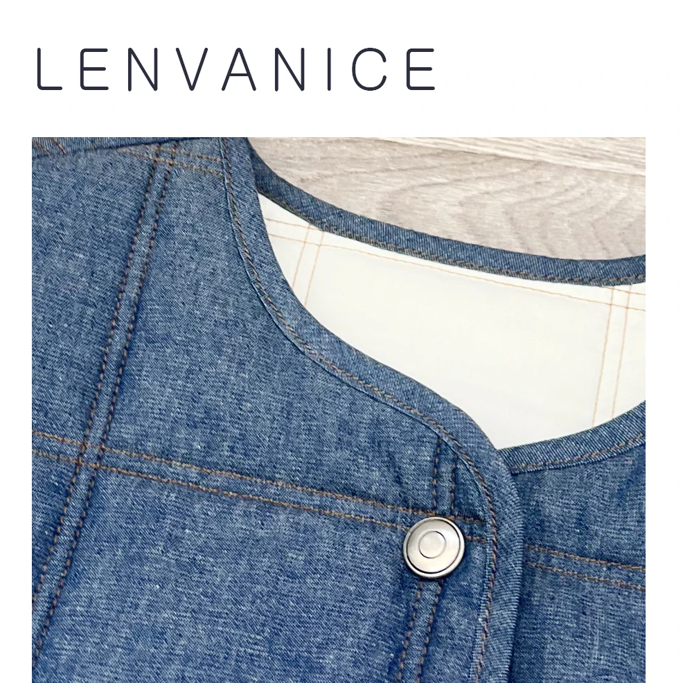 【新品上市】轻奢老钱百搭棉服水洗牛杂时尚格子外套MF0907