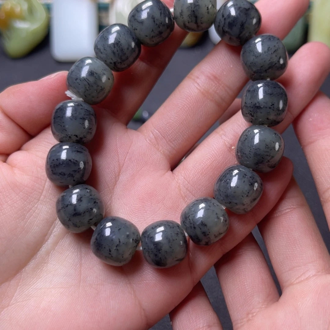 和田玉手串未镶嵌