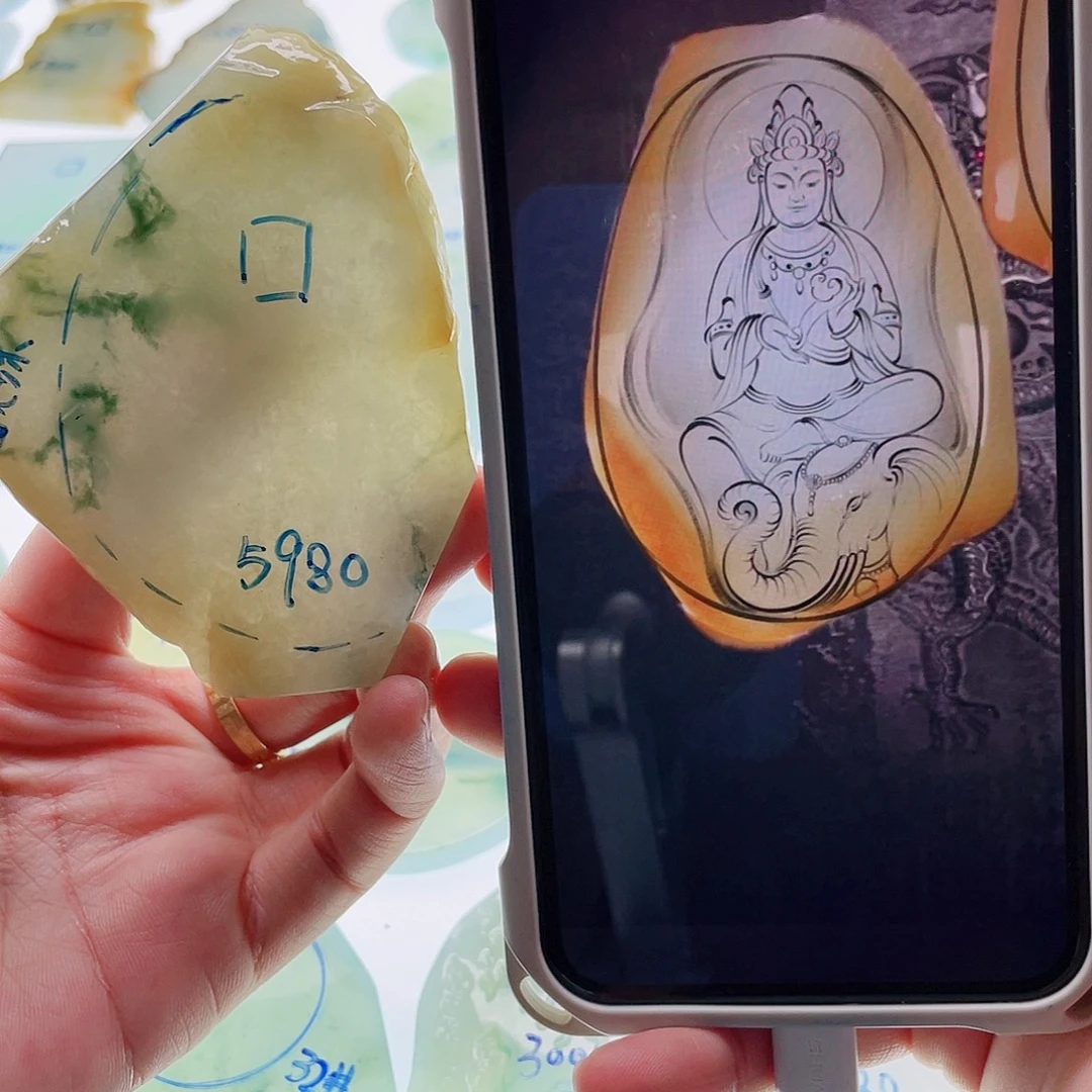 定制翡翠未镶嵌天然