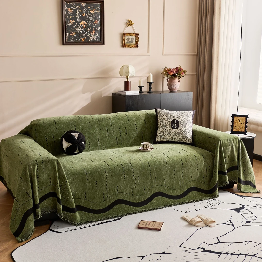 璀璨流星现代简约轻奢沙发巾全盖沙发垫网红防滑沙发毯靠背巾加厚