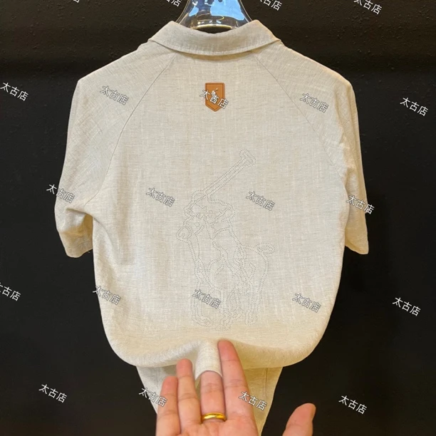 Y设计师新款男女同款潮流时尚休闲POLO翻领P005