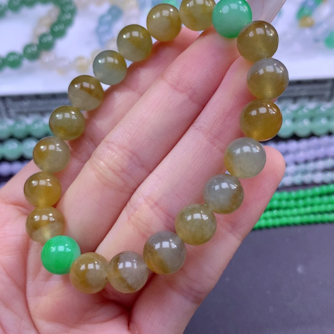 翡翠未镶嵌手链翡翠