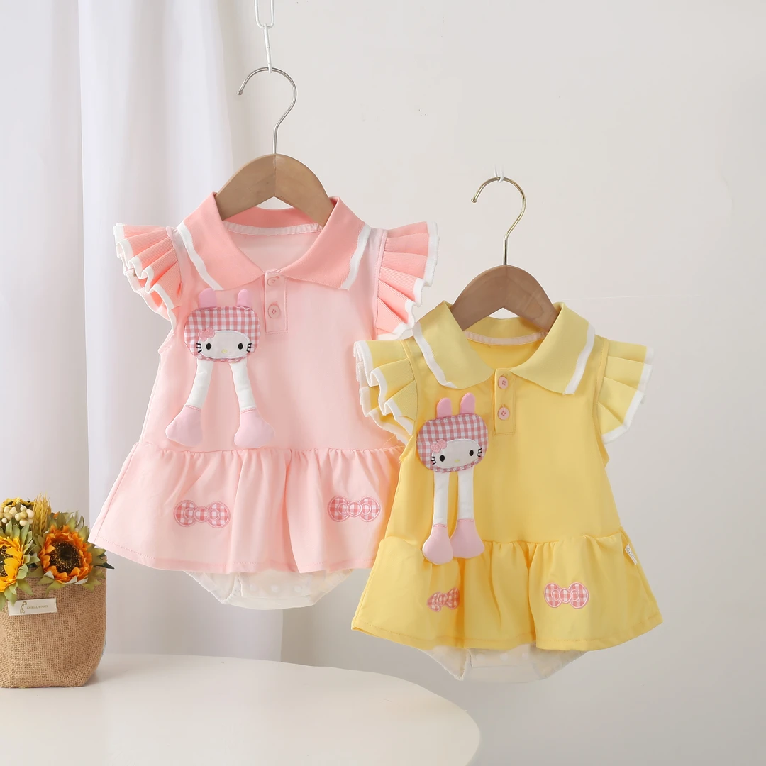 小女孩机制领包屁裙