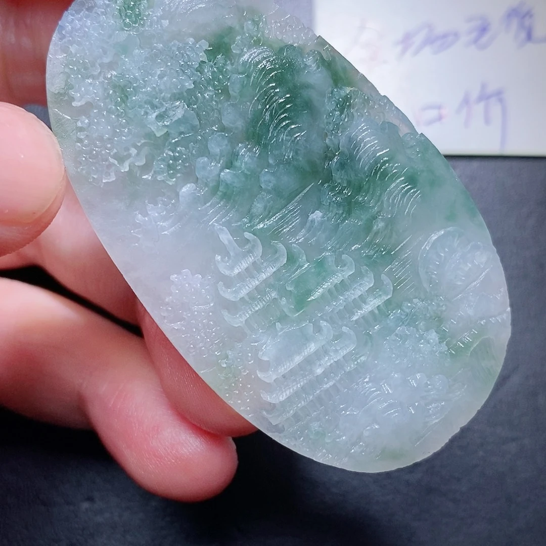 定制翡翠未镶嵌毛货