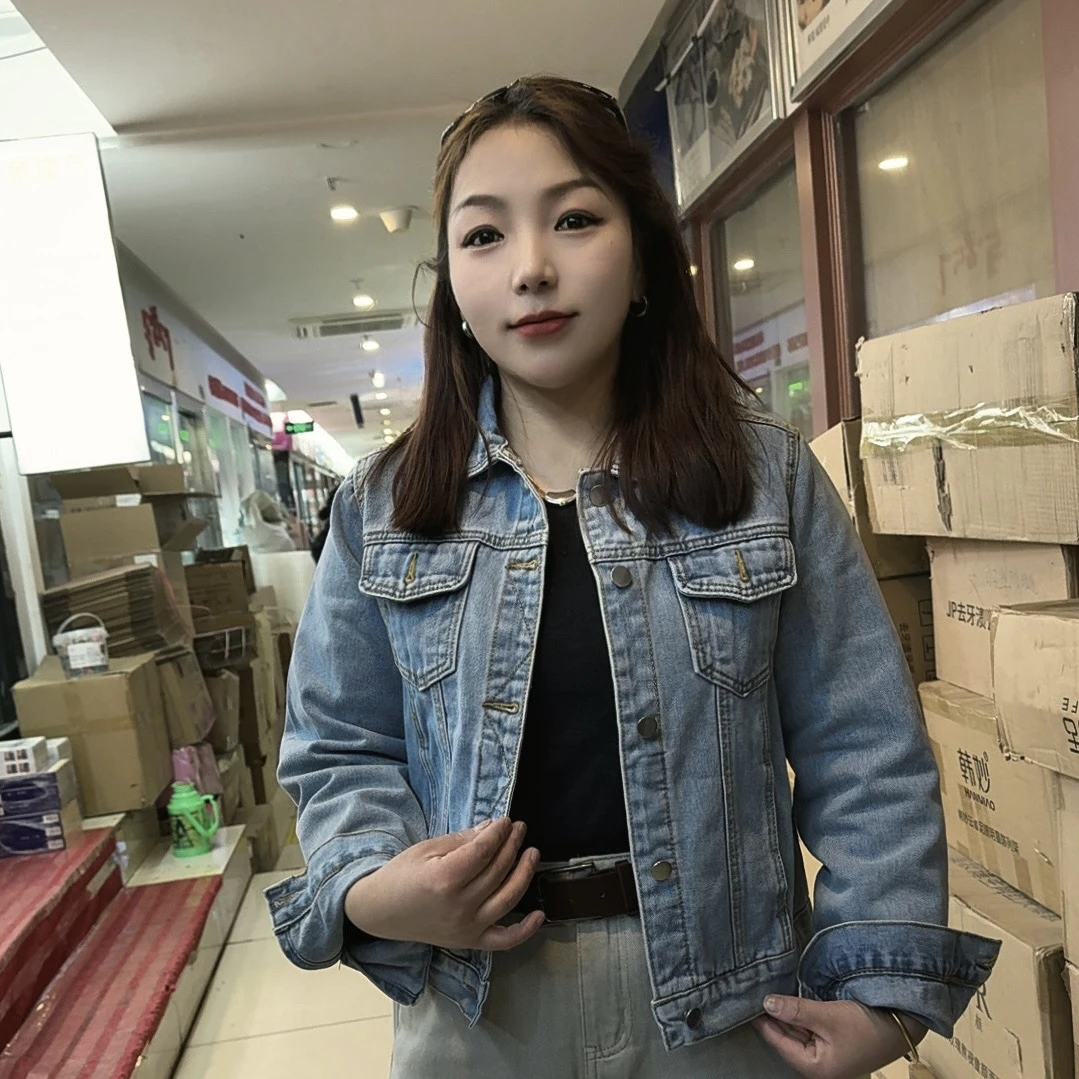 109牛仔短款百搭显瘦款