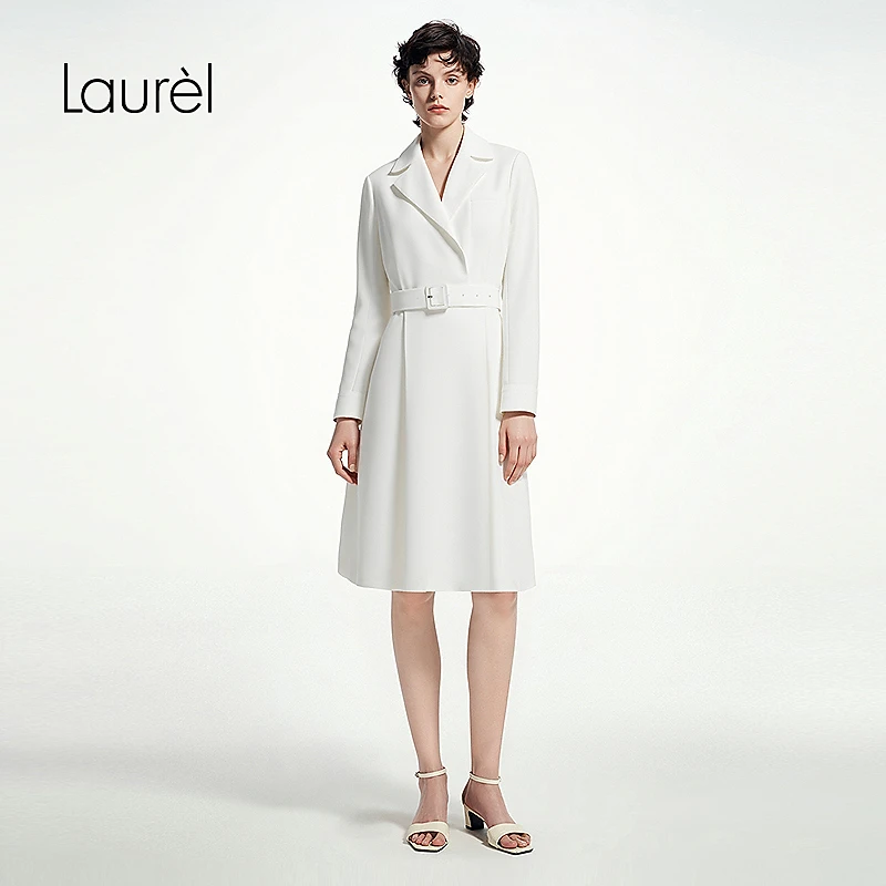 【丽公主专享】Laurel25夏新款风衣式连衣裙LWD355Y70100