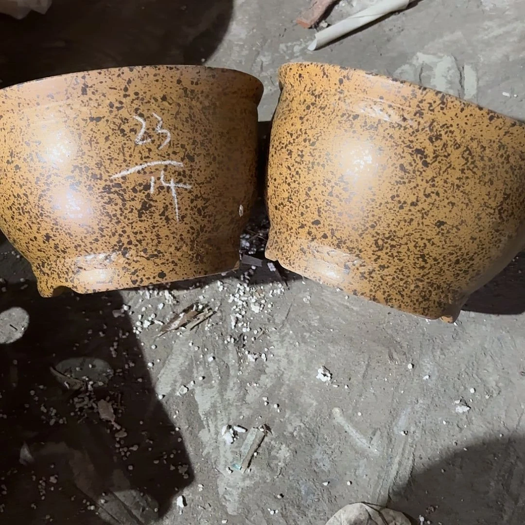 宜兴紫砂花盆，现货发