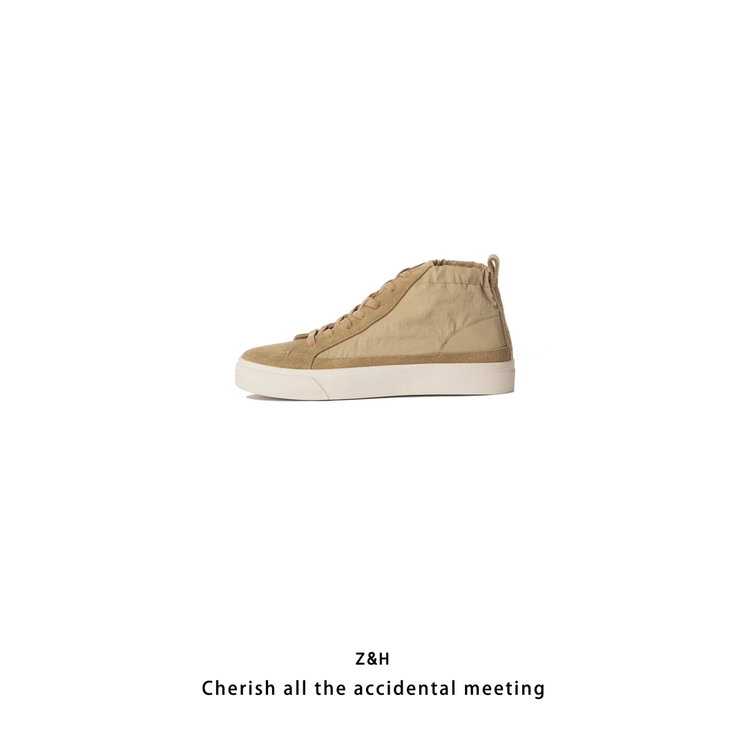 ZH【次日清晨】秋季新款设计感女高帮休闲板鞋