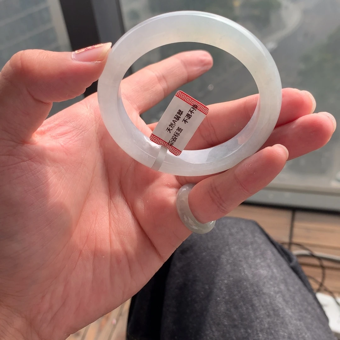 翡翠未镶嵌手镯21号53.8