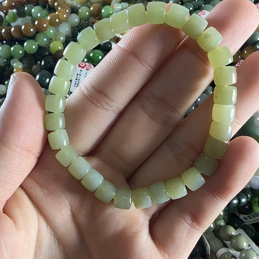 和田玉手链未镶嵌119