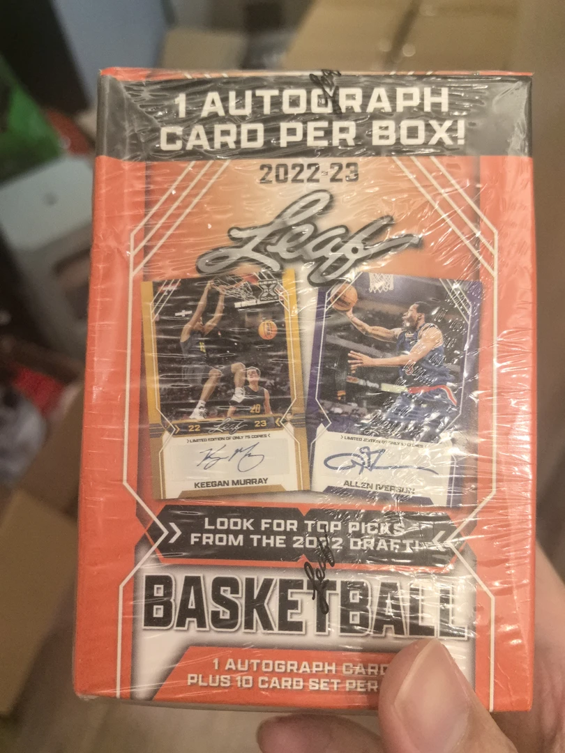 2022-23 leaf篮球手雷盒，每盒一个签字，盲盒