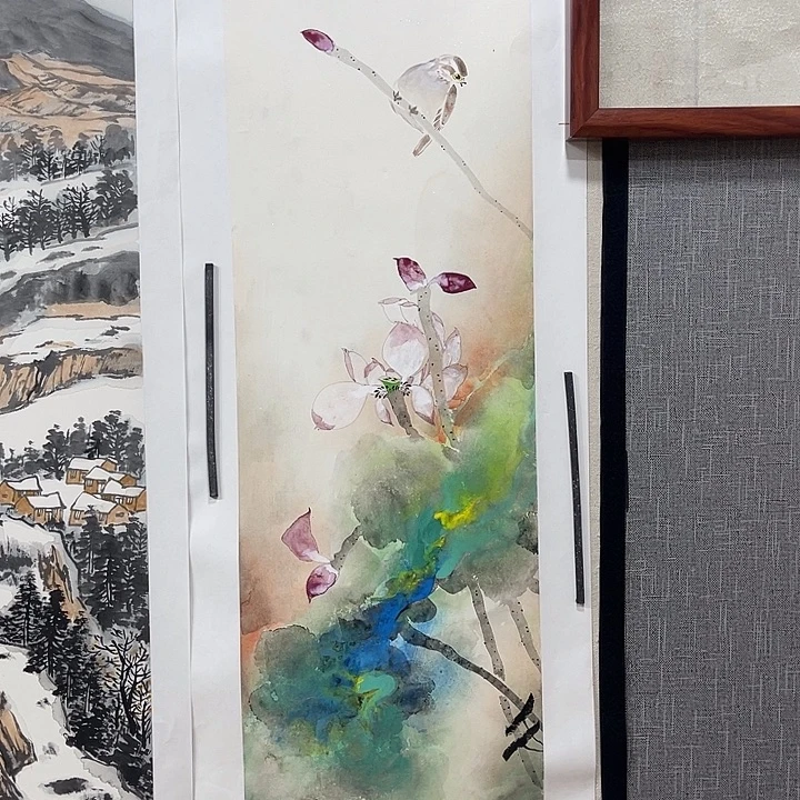 姜奇老师花鸟作品93×29