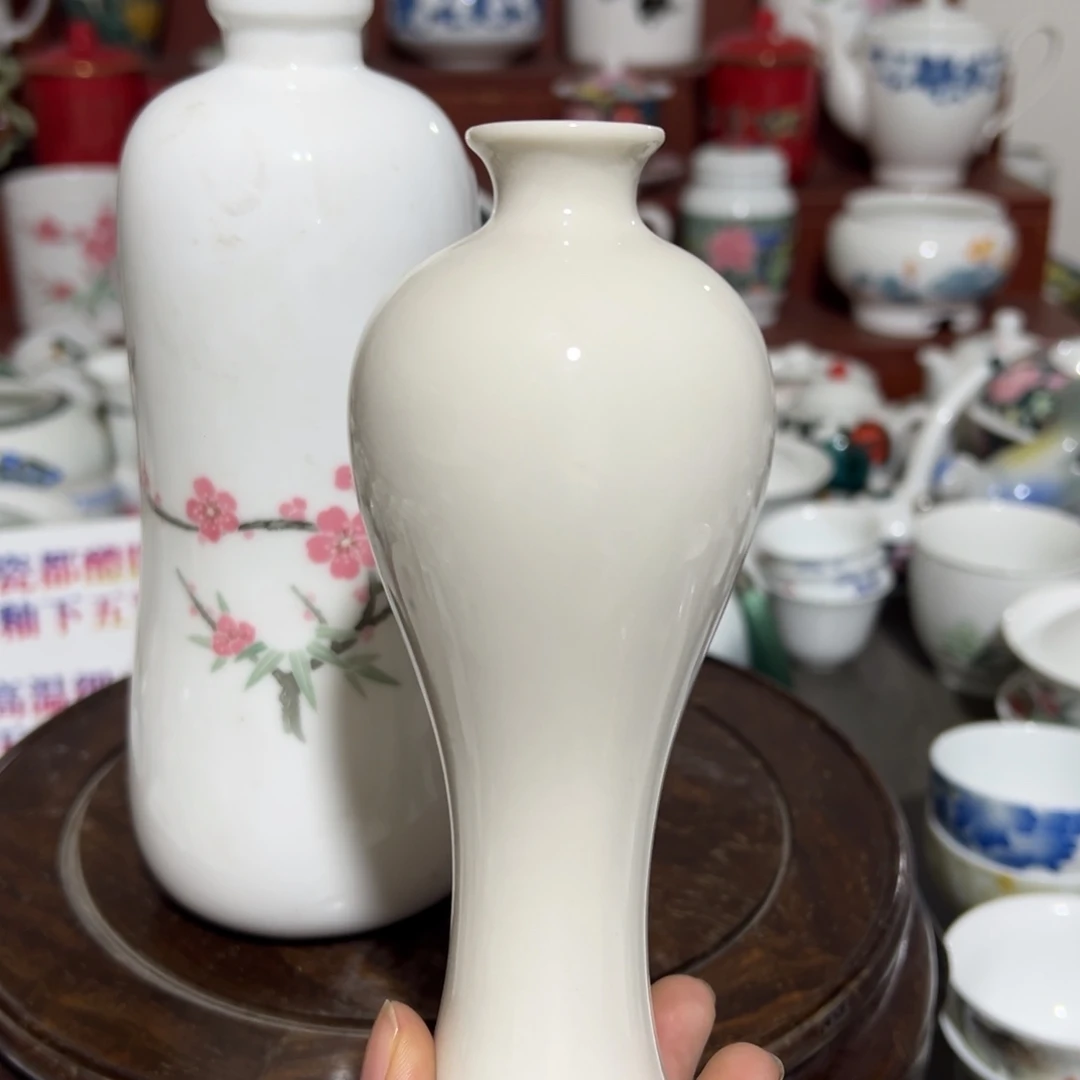 醴陵高温瓷器单色釉16厘米