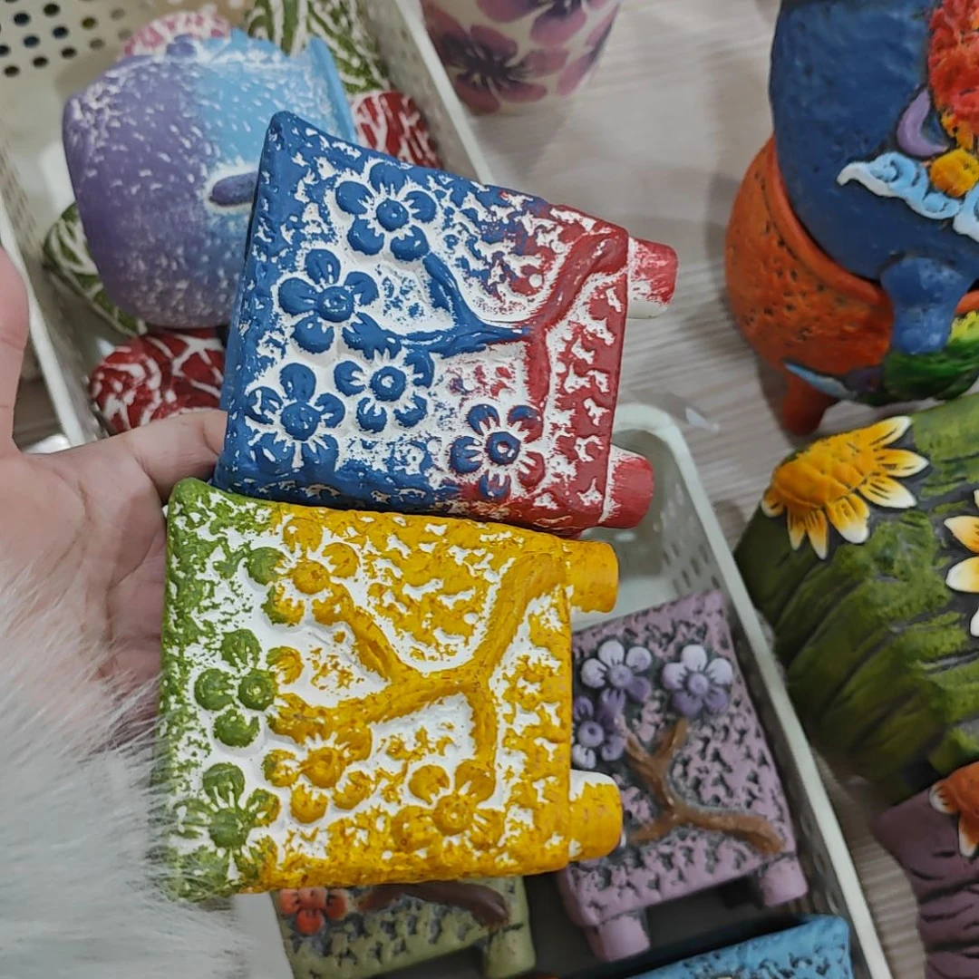 红陶吸水透气的白陶花盆凑满12发货