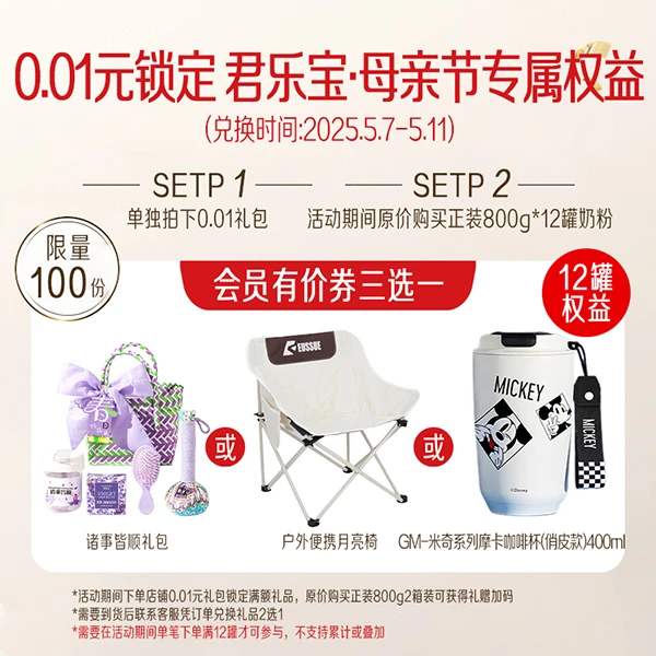 【会员专享券包】赠品券*1【发放后不支持退款】【本单不可退】
