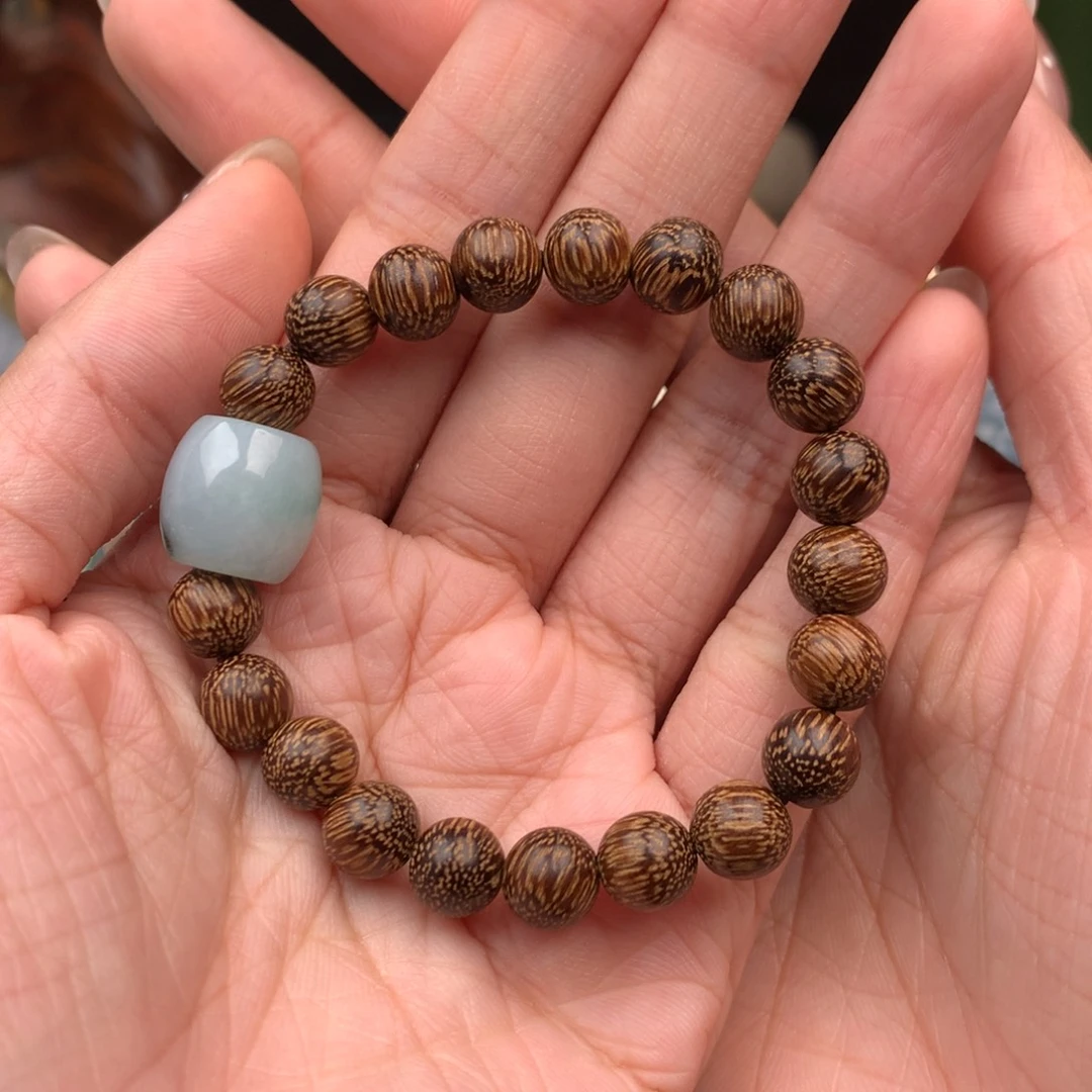 翡翠未镶嵌颈饰路路通