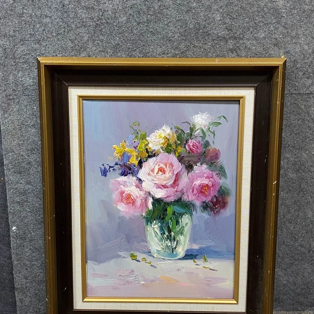 油画带外框画芯尺寸40x30cm