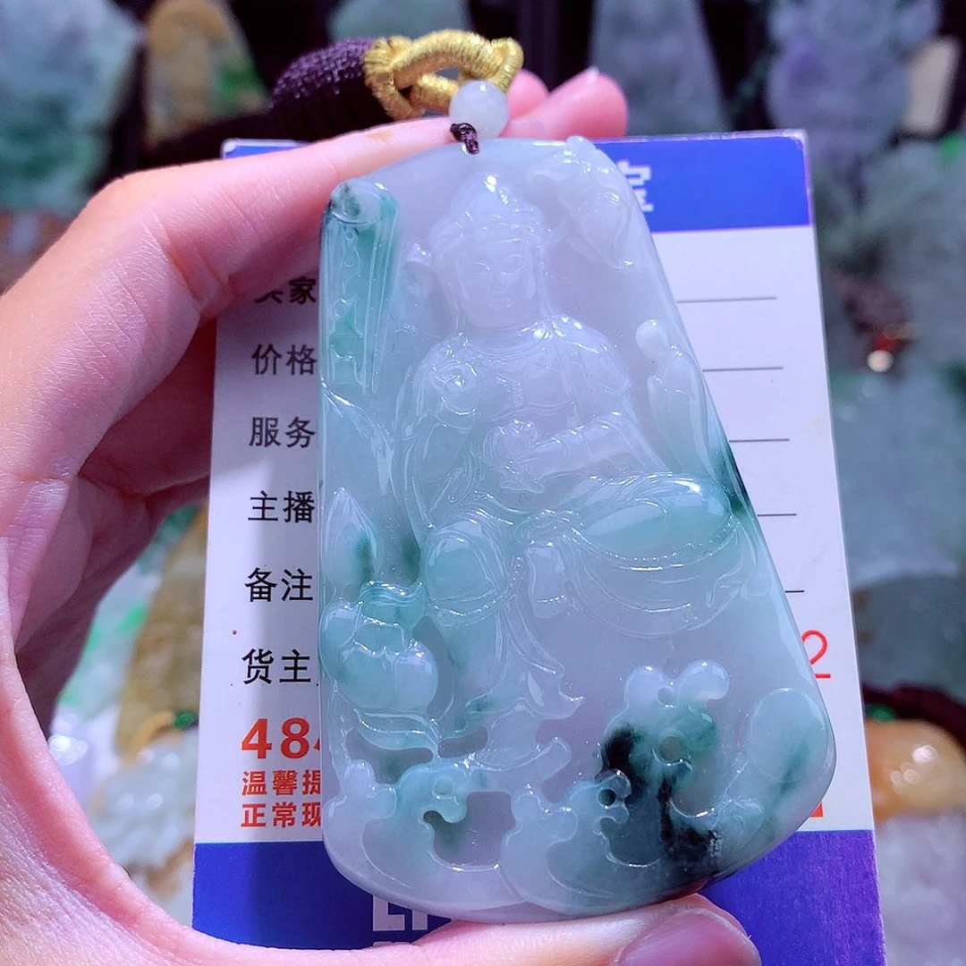 颈饰未镶嵌翡翠天然