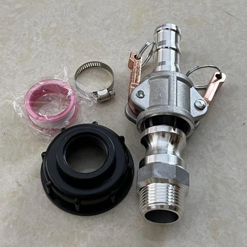 吨桶接头60粗丝快速转换活接接头1寸插管油管阴阳快速水泵接头