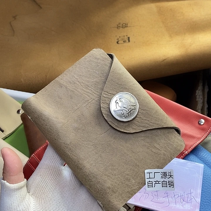 头层牛皮A7本子活页