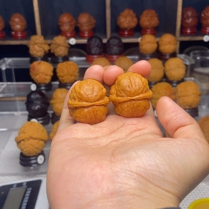 文玩核桃吊坠脑纹蛙27