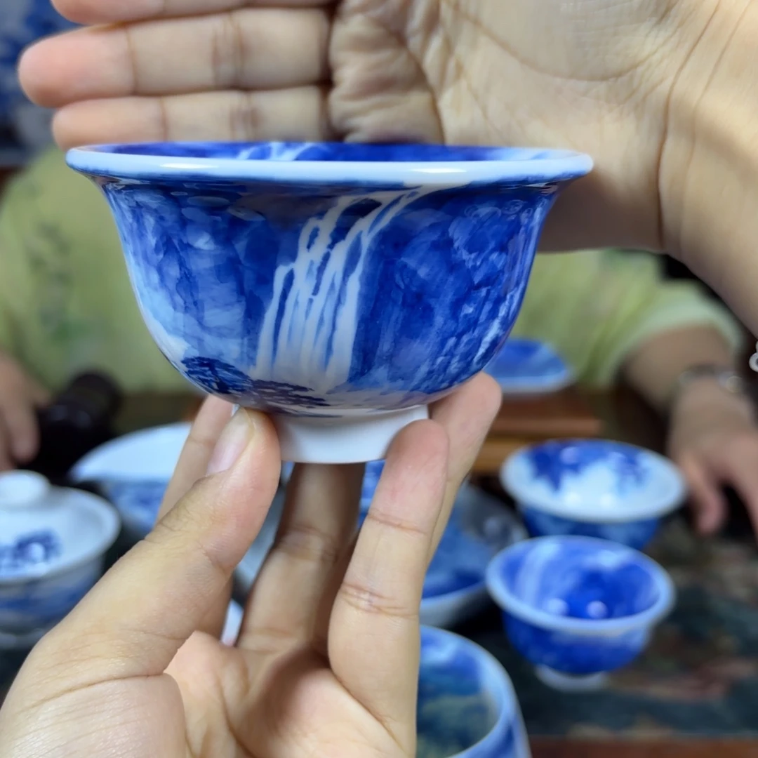 国一王老师手绘山水