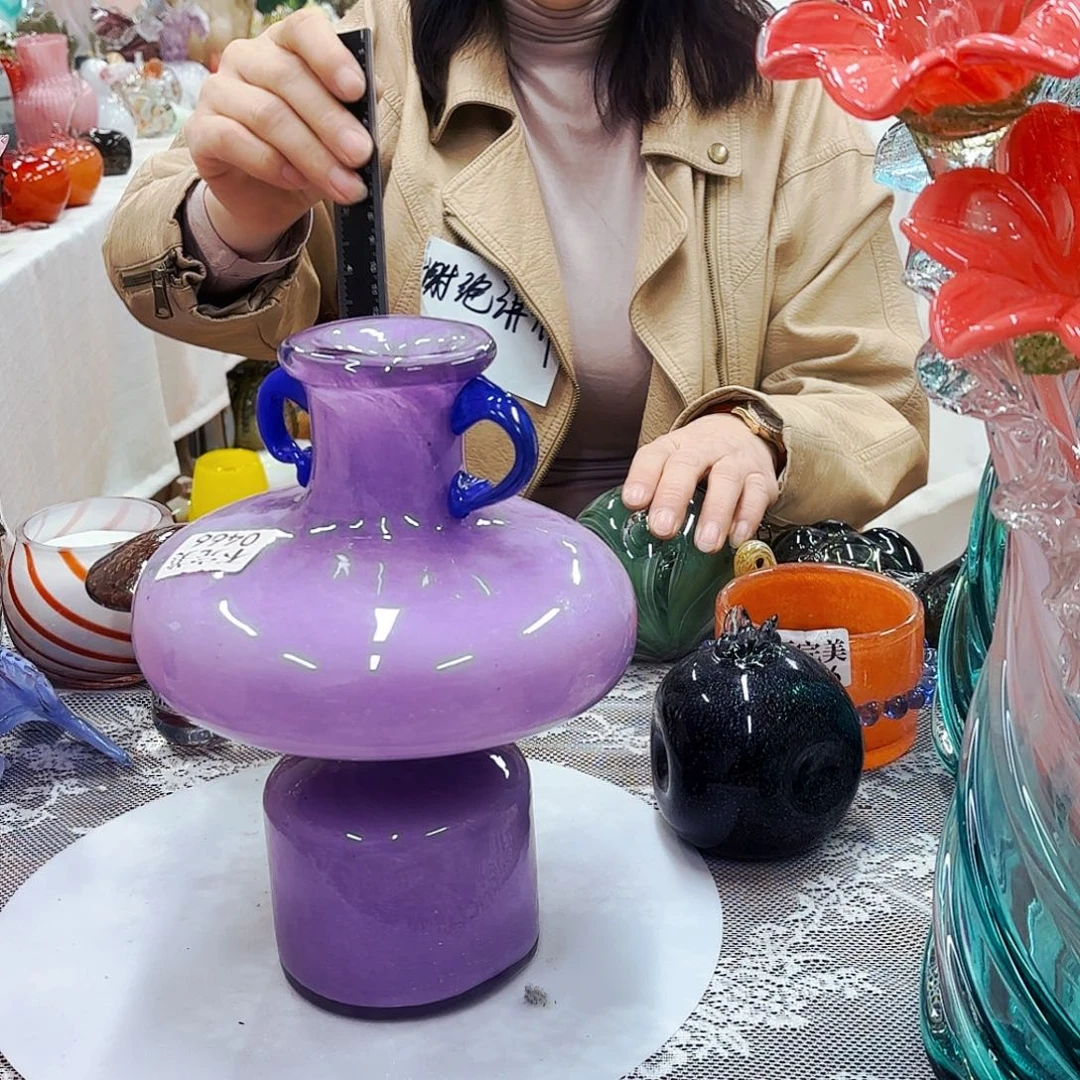 不完美琉璃花瓶花器艺术品